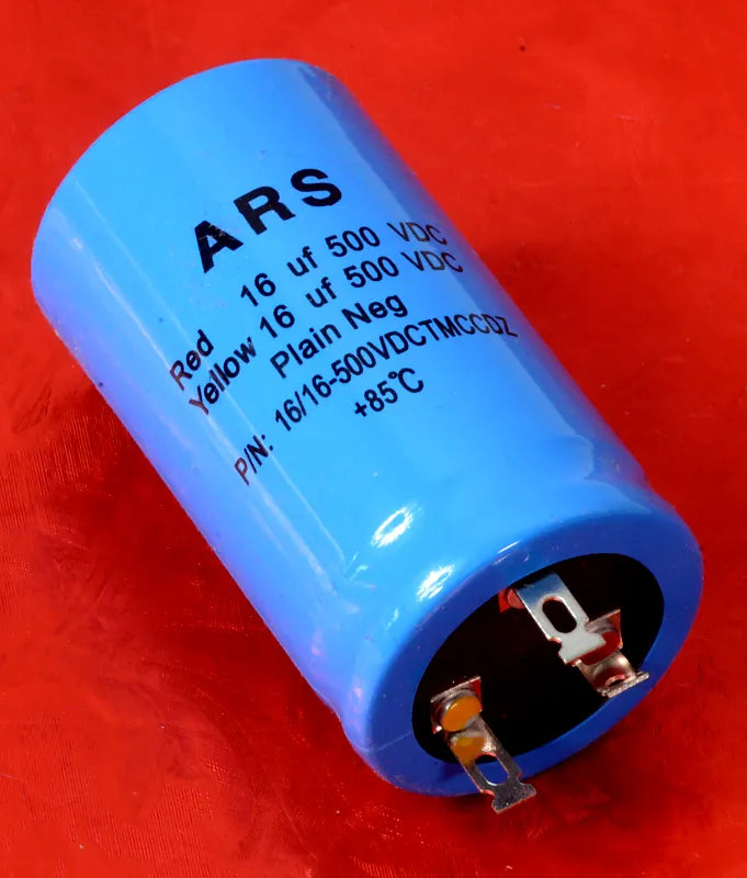 ARS Polarized Electrolytic Capacitor 16uF+16uF 500VDC