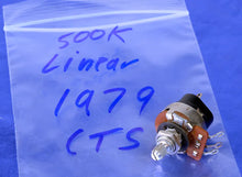 Load image into Gallery viewer, CTS &#39;79 Vintage 500K Linear Taper Guitar Pot With Push-Pull Switch
