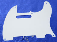 Pickguard For Fender '56 Telecaster 1 Ply White + Screws
