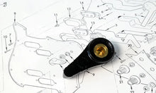 Load image into Gallery viewer, DAKA-WARE &#39;60s Black Pickup Selector Switch Knob For Fender Electric XII 019521
