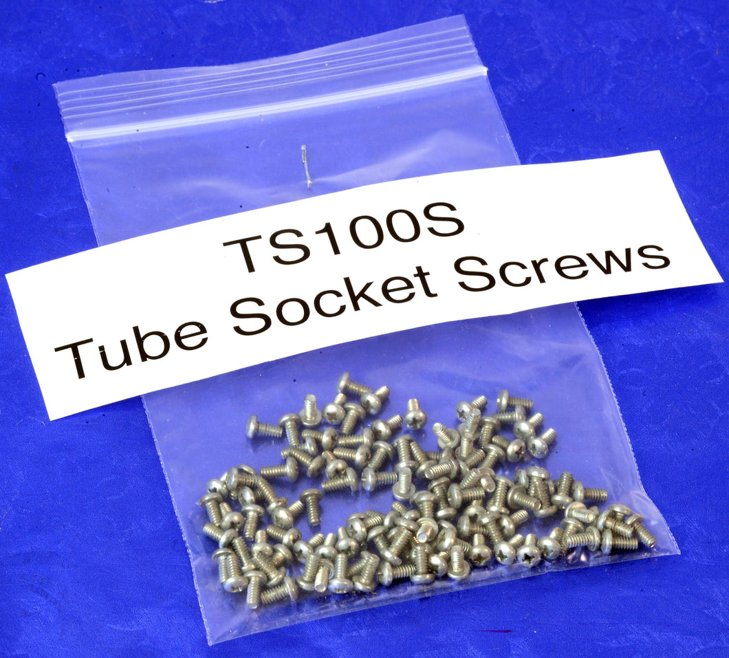 100 Tube Socket Mounting 4-40 Machine Screws, TS100S