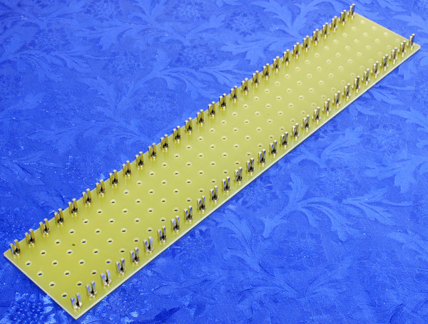 Forked Turret Terminal Board 300 x 60 x 3mm, Yellow, #300603yft