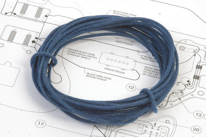 ギター Albit A1FD Pro vintage cloth wire Musiclily Pro 22 AWG Gauge Vintage Style Pre-tinned Push
