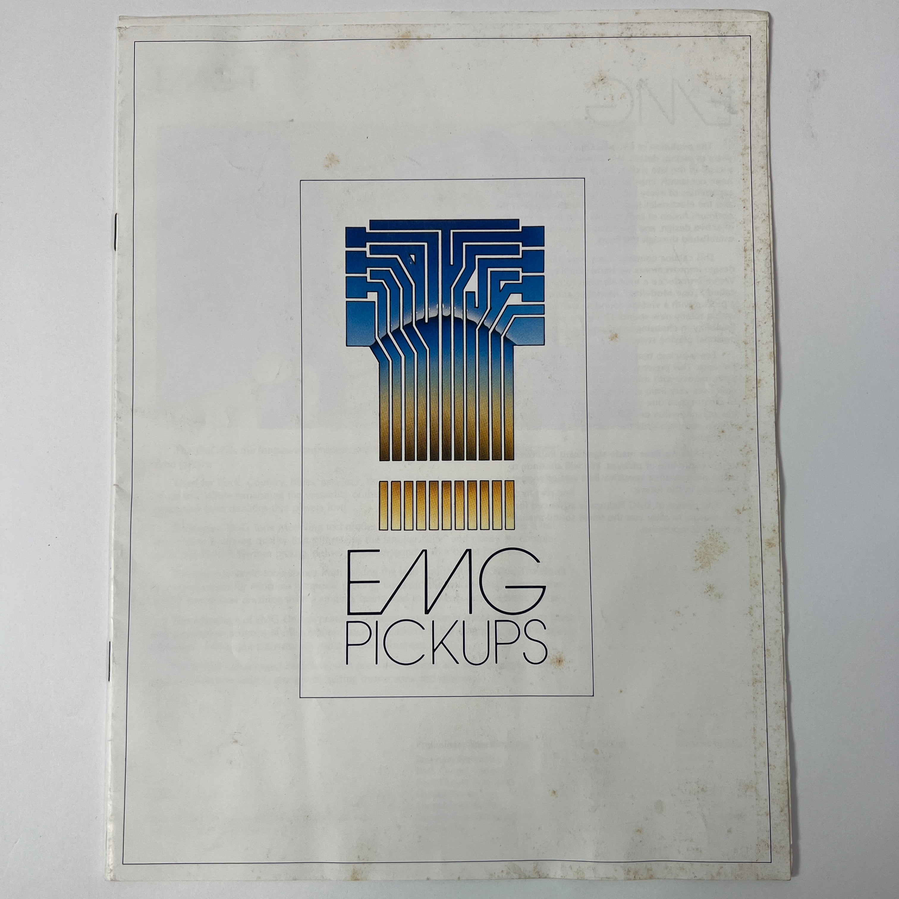 EMG Pickups 1980s Catalog, Original Angela Instruments