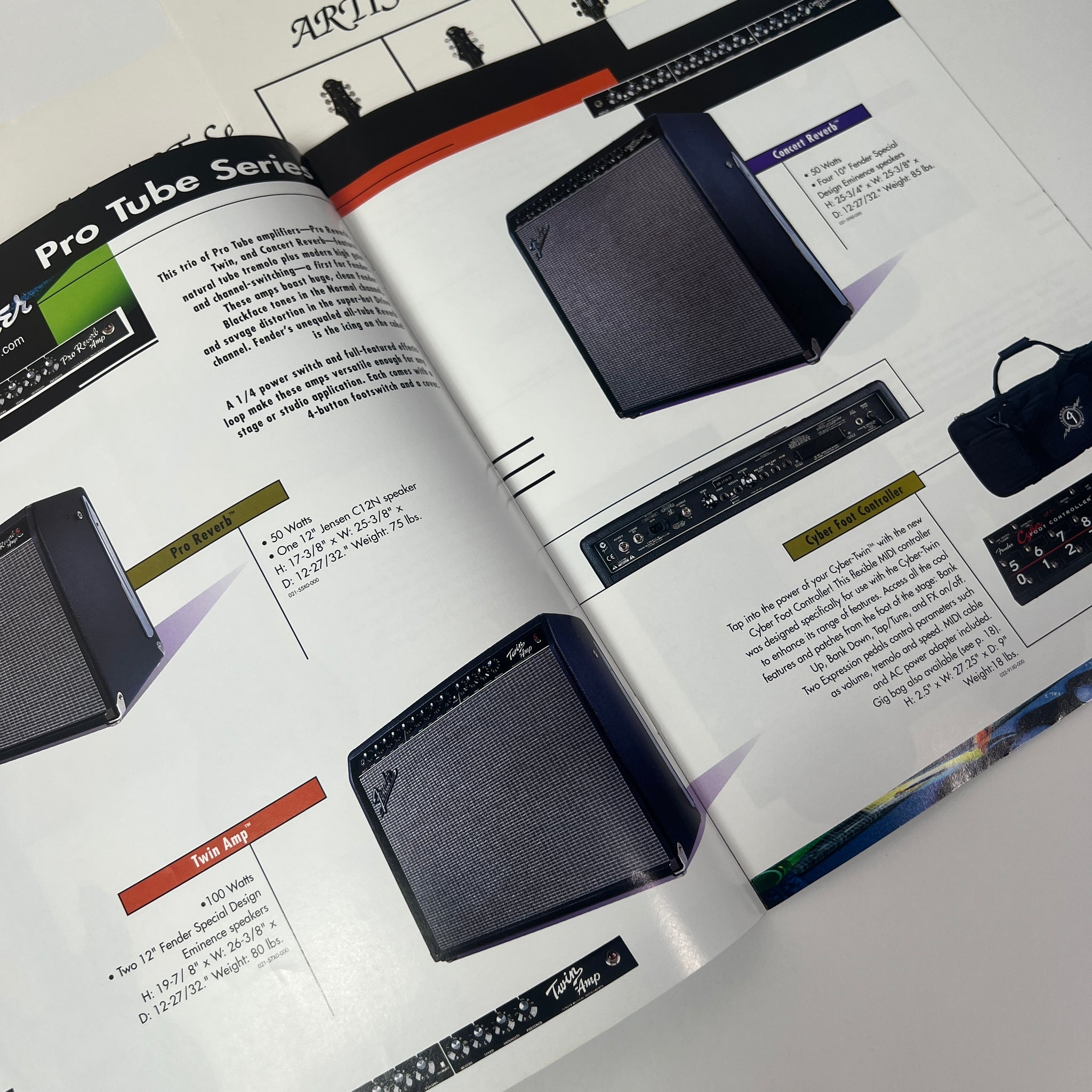 Fender Frontline 2001 Catalog, Original – Angela Instruments