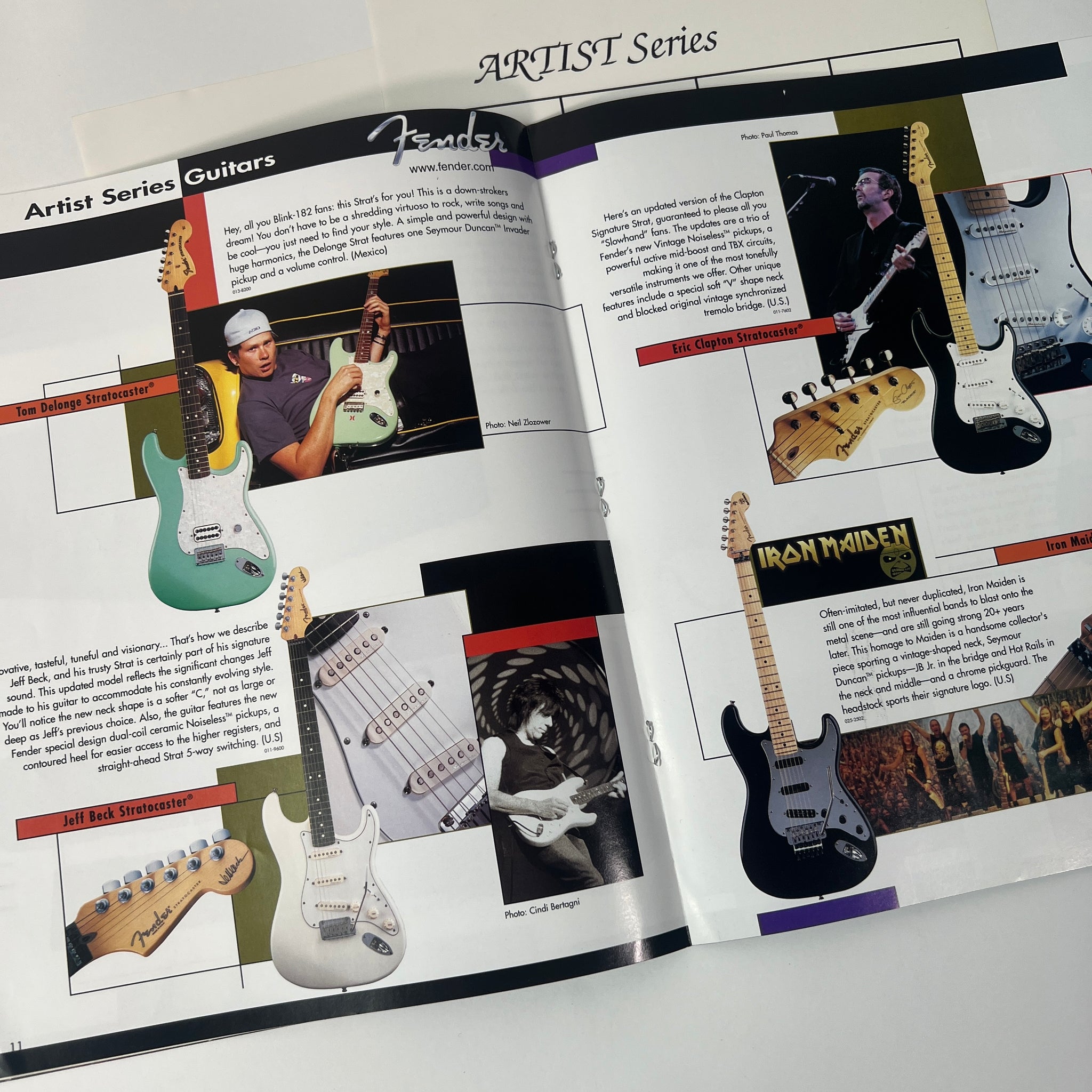 Fender Frontline 2001 Catalog, Original – Angela Instruments