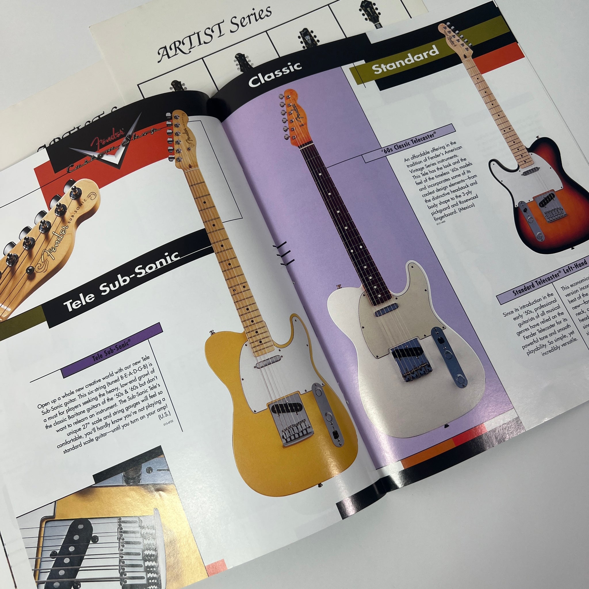 Fender Frontline 2001 Catalog, Original – Angela Instruments