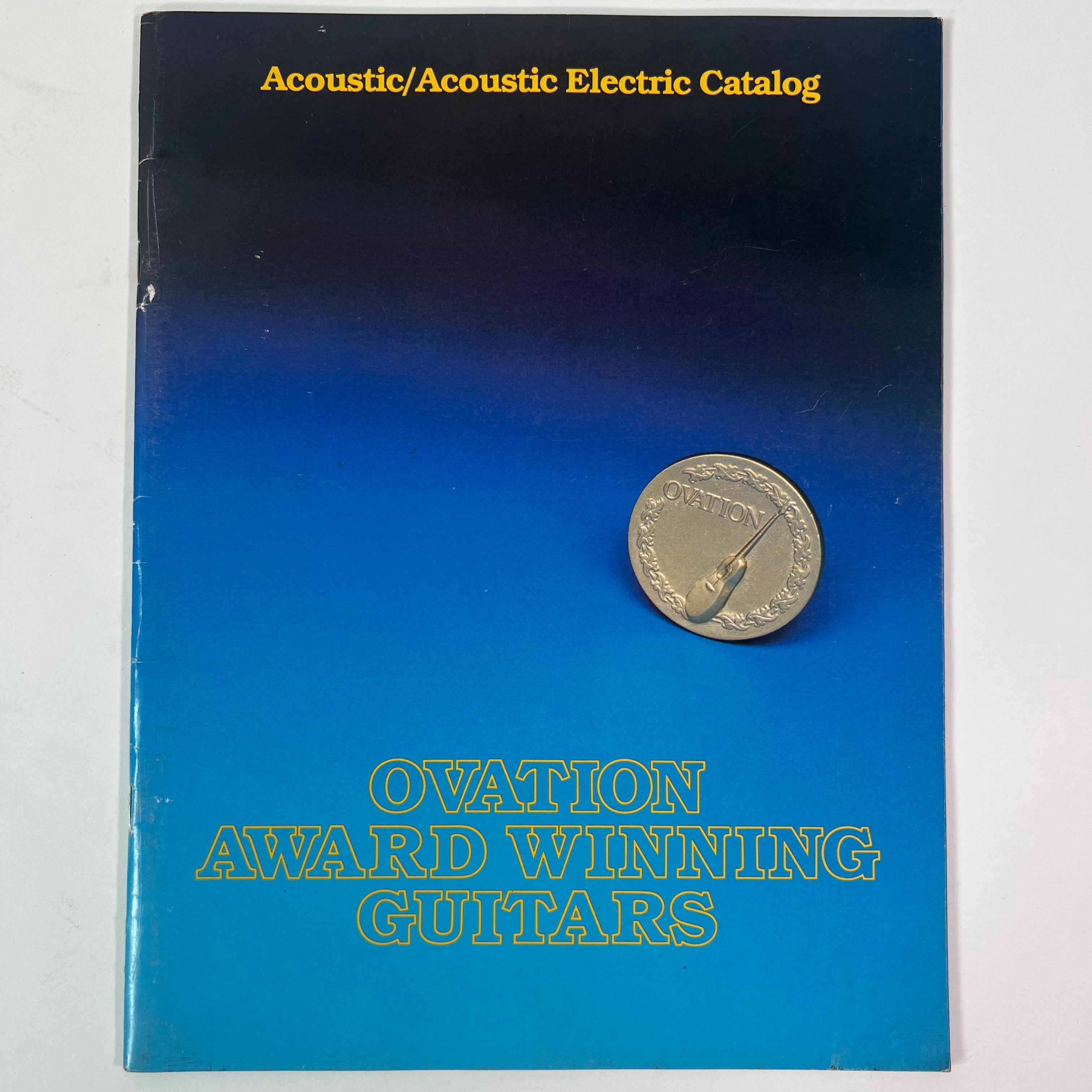 Ovation Award Winning Guitars 1980 Catalog, Original – Angela Instruments