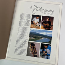 Load image into Gallery viewer, Takamine Guitars 1980s Catalog, Original
