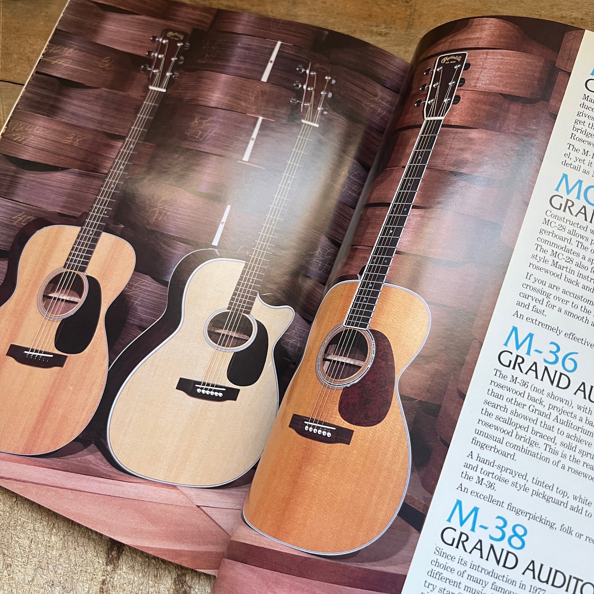 CF Martin Instruments 1980s Catalog, Original – Angela Instruments