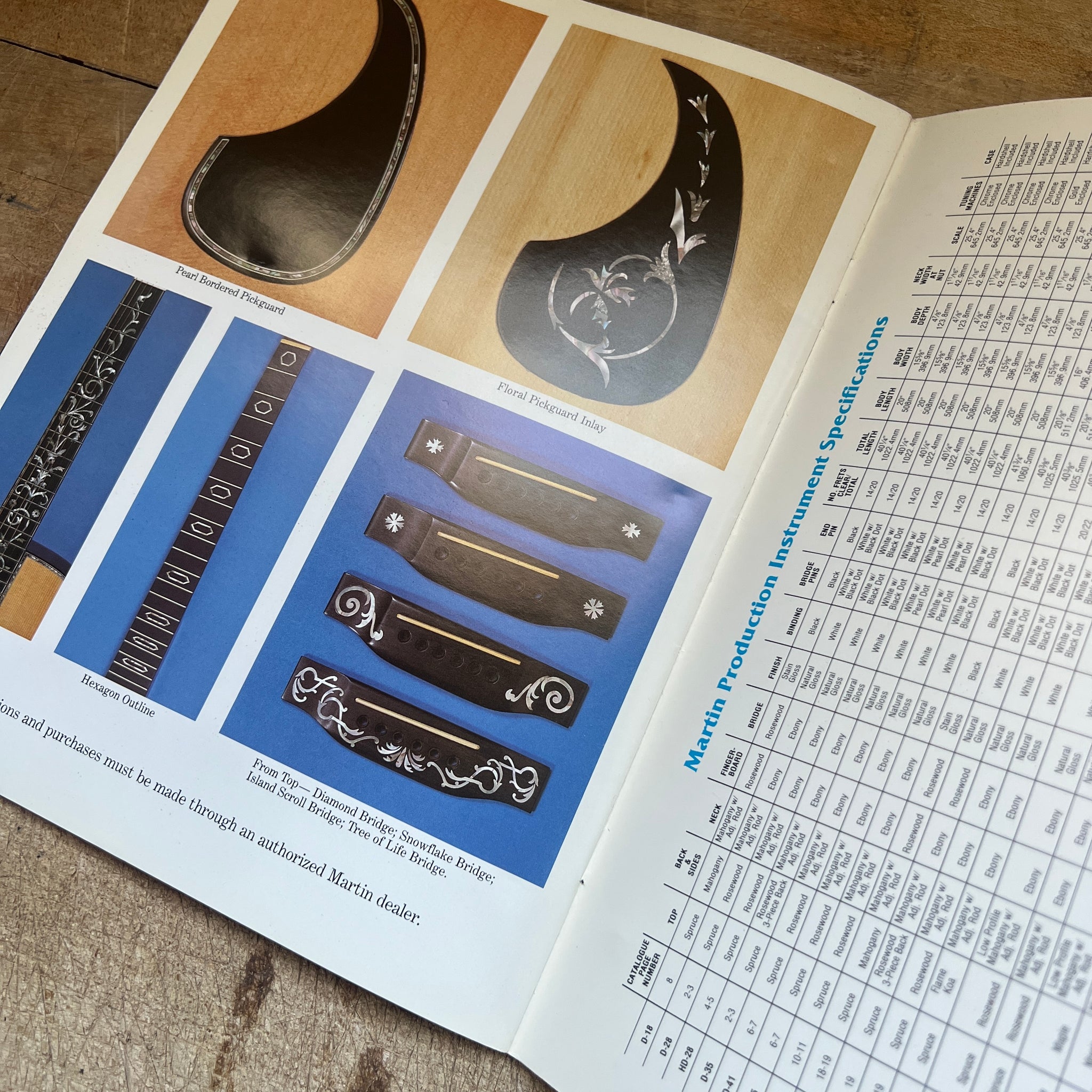 CF Martin Instruments 1980s Catalog, Original – Angela Instruments