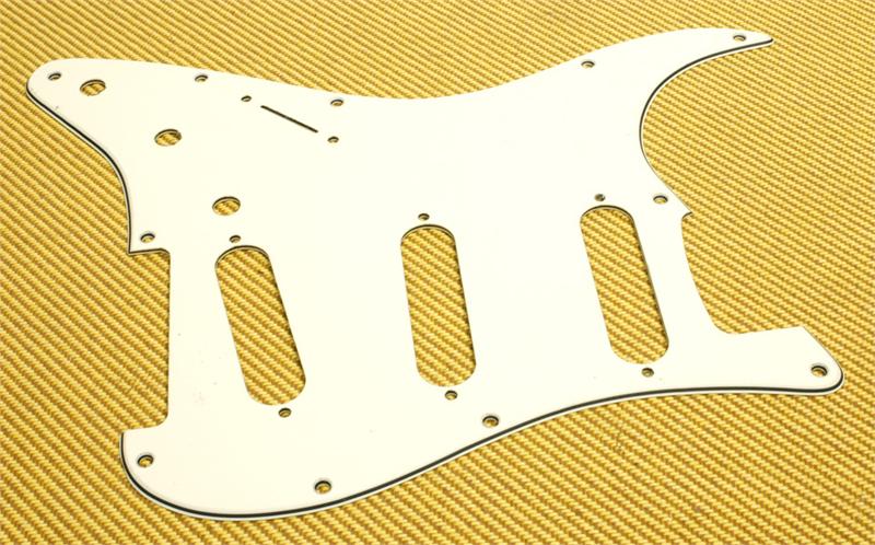 Fender Pickguard, American Series Stratocaster, Parchment, Left Hand, 0056199000