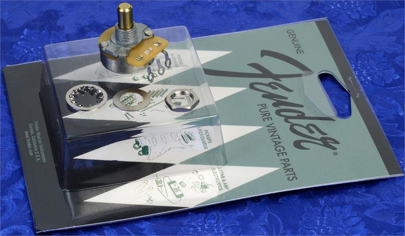 Fender 1 Meg Audio Taper Solid Shaft Volume or Tone Control Pot, 0019066049