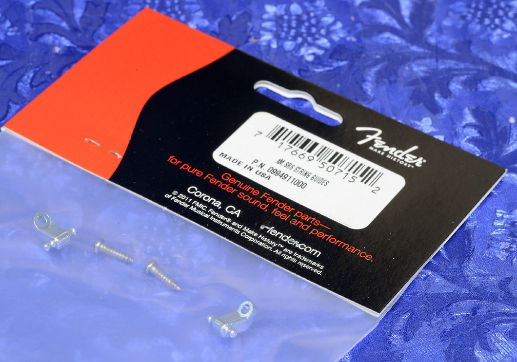 Fender American Standard Strat String Guides, Set Of 2 With Mounting Screws, 0994911000