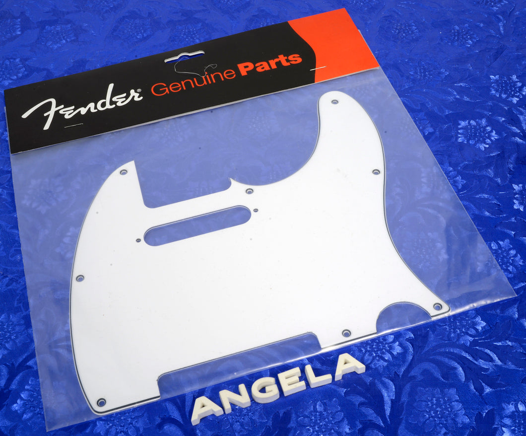 Fender American Standard Tele White Pickguard, 3 Ply, 0991355000