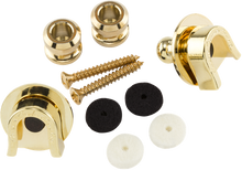 Load image into Gallery viewer, Fender Gold Strap Locks and Buttons, 0022043049
