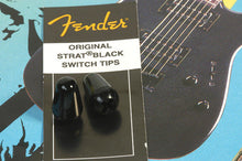 Load image into Gallery viewer, Fender Black Stratocaster Switch Tips x2, 0994939000
