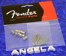 Load image into Gallery viewer, Fender American Vintage Telecaster® Custom &#39;70s Style Bridge Saddles Set, 0012297049
