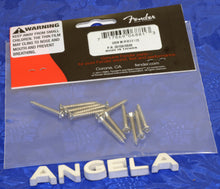 Load image into Gallery viewer, Fender USA Bass &amp; Guitar Bridge Plate Mounting Screws x12, 0015610049
