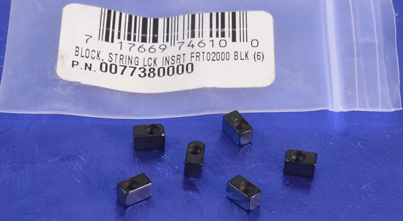 Fender Floyd Rose String Lock Insert for FRT02000 Bridge, Set of 6, 0077380000