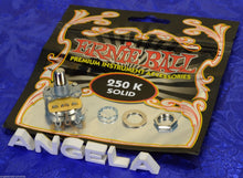 Load image into Gallery viewer, Ernie Ball 250K Solid Shaft Potentiometer For Fender Tele, Bass Tone And Volume Pot, 6382
