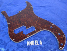 Load image into Gallery viewer, Angela 13 Hole Photoprint Tortoise Vinyl Pickguard For Squier P Bass, #GPBT

