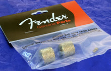 Load image into Gallery viewer, Fender Tele Dome Control Knobs, Gold, Pack of Two, 0992056200
