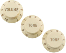 Load image into Gallery viewer, Fender Road Worn Aged Stratocaster Knobs Set Of Three, 0997209000
