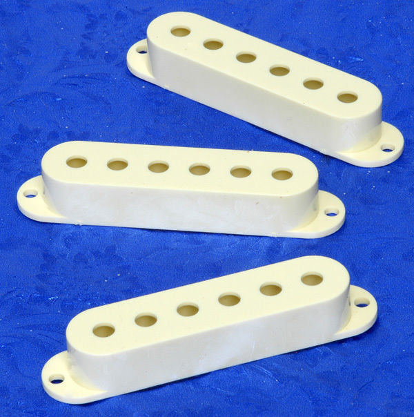 Lindy Fralin Pickup Cover Set For Stratocaster, Aged White, #FYSC