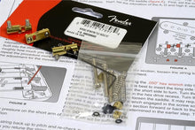 Load image into Gallery viewer, Fender Telecaster Movable Intonating Brass Saddle Kit, 0992099000
