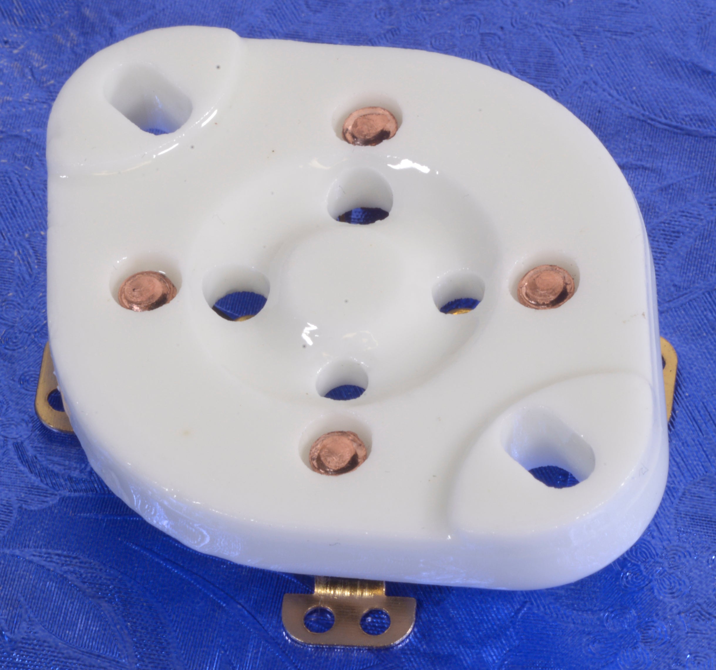 4 Pin Ceramic Wafer Tube Socket With Gold Plated Contacts For 300B, 2A ...