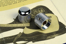 Load image into Gallery viewer, Fender &#39;52 Style Tele Knurled Chrome Dome Knobs, Set of Two, 0094040049
