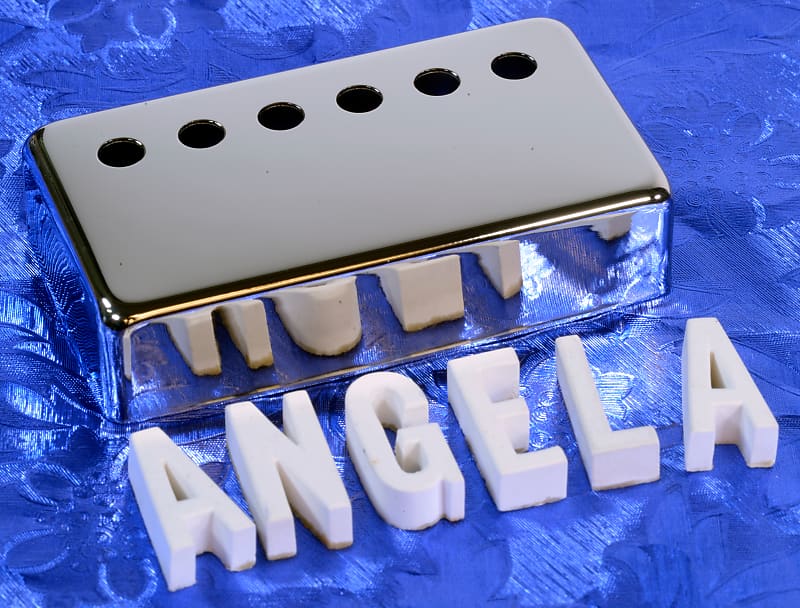 Bright Nickel Humbucking Pickup Cover For Vintage Gibson, Fralin Etc., #GBNC