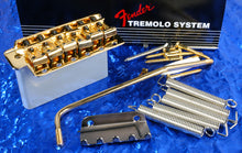 Load image into Gallery viewer, Fender Strat Tremolo Assembly, Vintage, Gold, 0992049200
