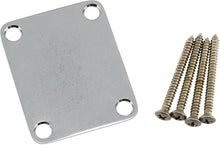 Load image into Gallery viewer, Fender Road Worn Chrome Steel Guitar Neck Plate With Mounting Screws, 0997216000
