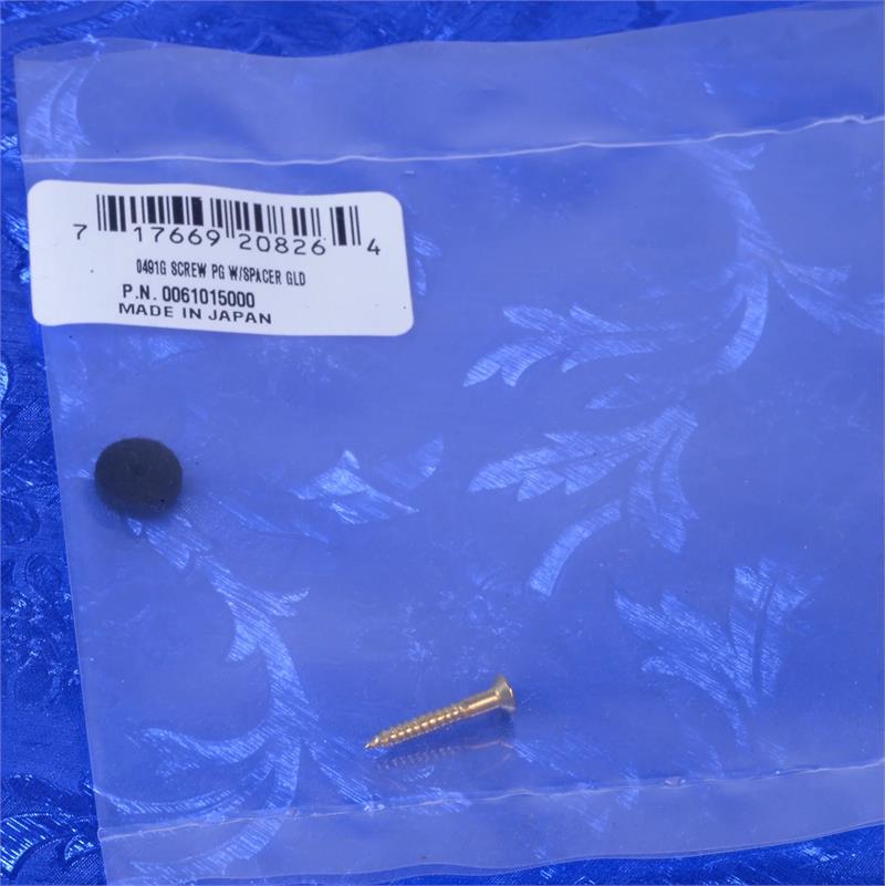 Gretsch Gold Pickguard Mounting Screw And Spacer, 0061015000