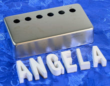 Load image into Gallery viewer, Raw Nickel Humbucking Pickup Cover For Vintage Gibson, Fralin Etc. #GRNC

