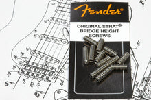 Load image into Gallery viewer, Fender Original Stratocaster Strat Bridge Height Screws x12 &amp; Wrench, 0994928000
