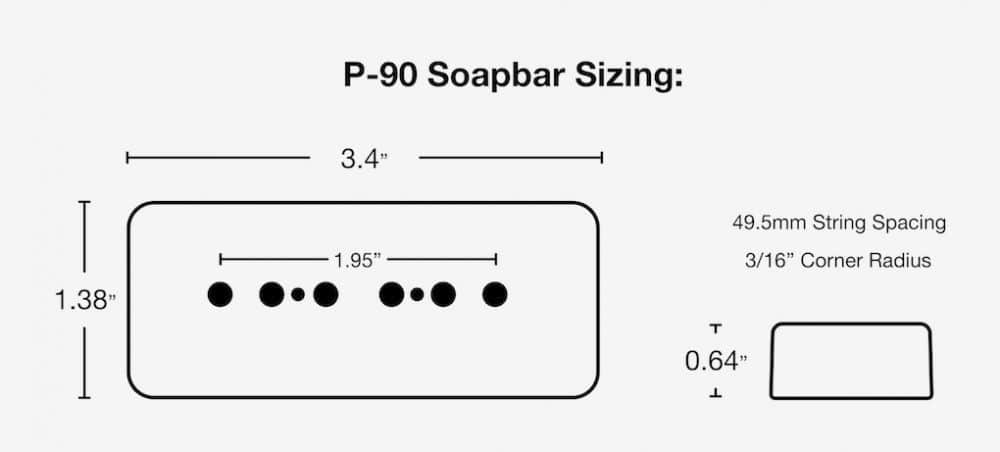 Lindy Fralin Pickup Cover Set, Cream P90 Soapbar, #LFCSB – Angela