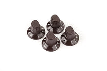 Load image into Gallery viewer, Fender  Brown 1-10 Push-on Amp Knobs for Acoustasonic Amps, Set of 4, 0051018000
