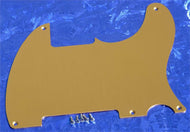 Gold Anodized Aluminum Pickguard For Esquire Tele, 50's Style + Screws, #GETP