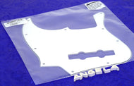 Fender Left Handed Jazz Bass White 3-Ply Pickguard, 0058308000
