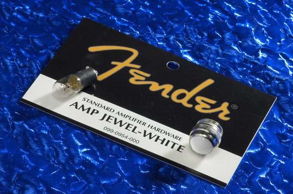 Fender White Pilot Light Jewel + Bulb, 0990954000