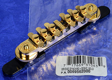 Load image into Gallery viewer, Gretsch Gold Synchro-Sonic Bridge and Base, 0069562000
