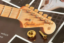 Load image into Gallery viewer, Fender Vintage Series Telecaster Stratocaster Gold Plated Round String Guide, 0053682000
