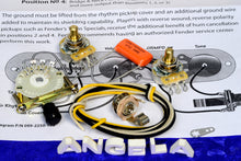 Load image into Gallery viewer, Angela Instruments Upgrade 4 Way Wiring Kit With CTS 450G Pots For Telecaster, #TL4WAYKIT

