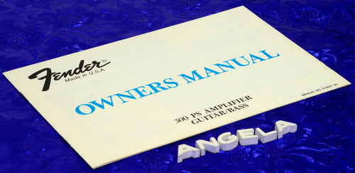 FENDER TUBE CHARTS + MANUALS + DATA SHEETS – Angela Instruments
