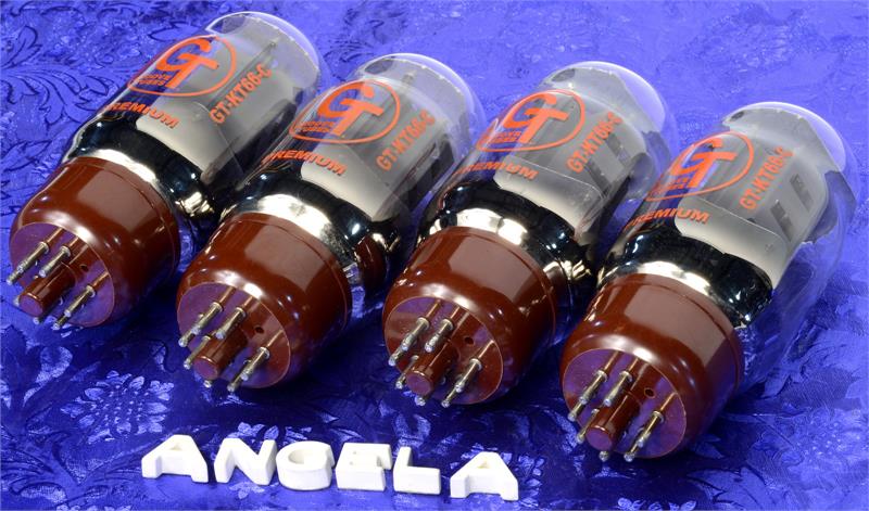 Quad (4) Groove Tubes GT-KT66-C Made In China Brand New. Operationally Tested And Matched