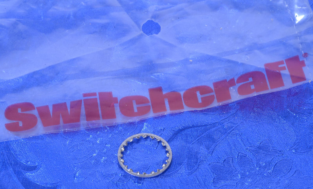 One Switchcraft Nickel Plated Steel Lockwasher For Pickup Selector And Amplifier Switches #CLW