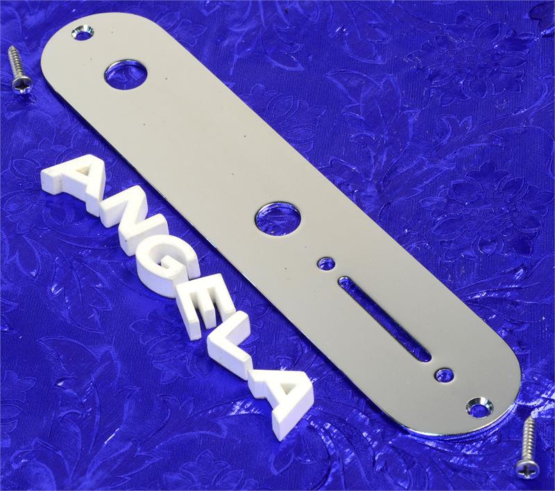Vintique Polished Stainless Control Plate For Fender Telecaster